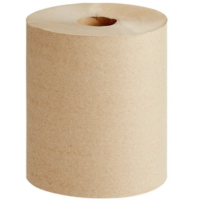 Lavex Janitorial 8 Natural Kraft Hardwound Paper Towel, 800 Feet / Roll -  6/Case